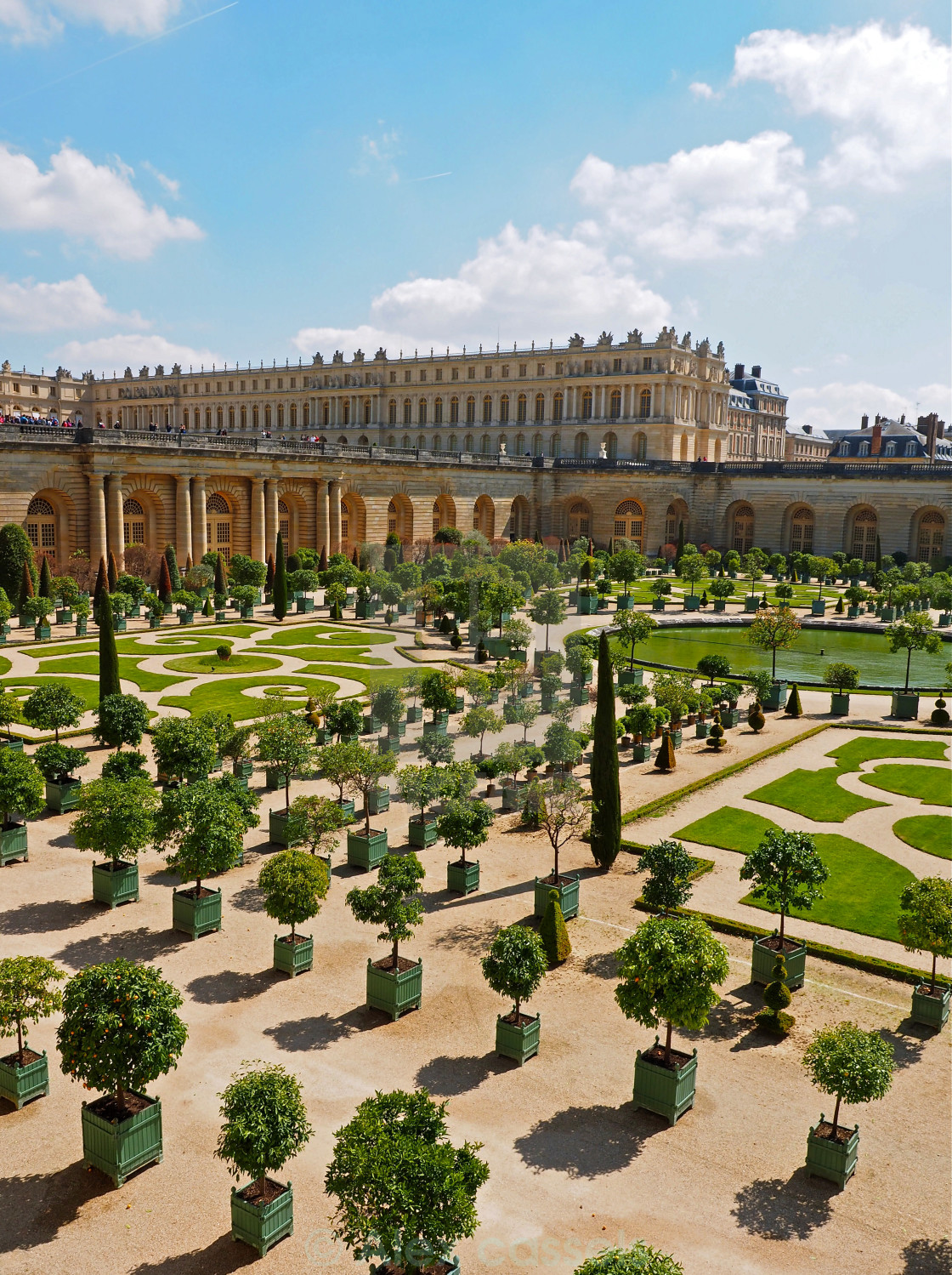 "The Chateau of Versailles" stock image