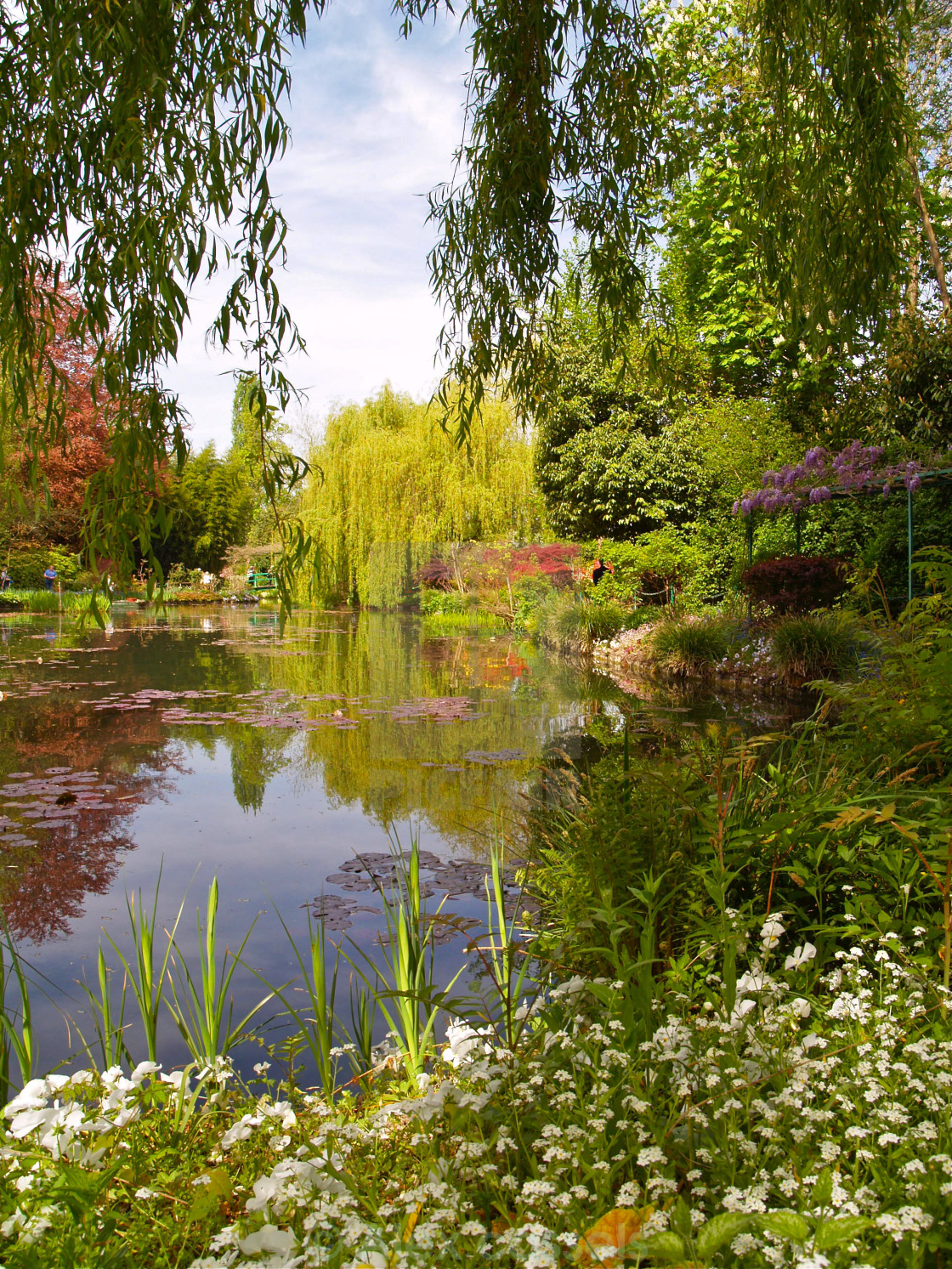 "Spring Water-Garden" stock image