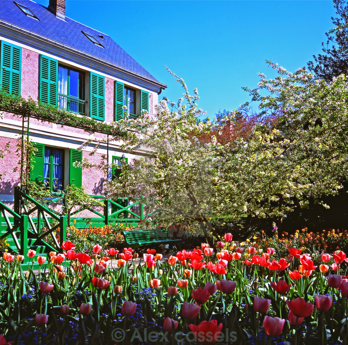 "Claude Monet's House at Giverny" by Alex cassels - $31.58 "Claude Monet's House at Giverny" stock image