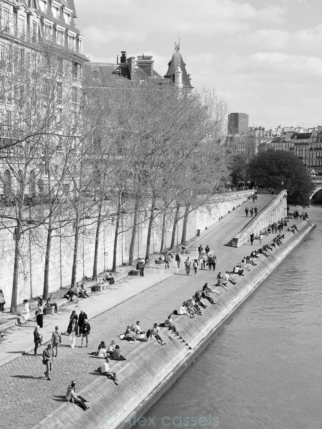 "Springtime in Paris" by Alex cassels - $31.58 "Springtime in Paris" stock image