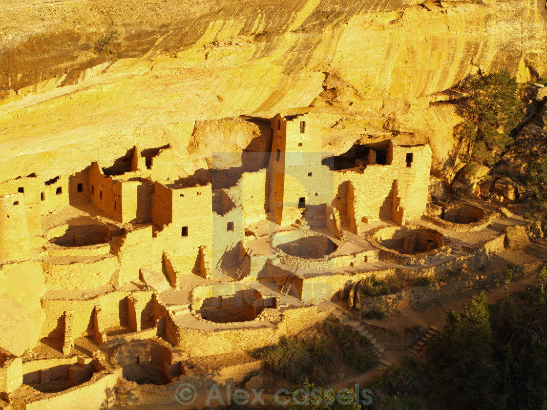 "Cliff Palace at Mesa Verde" stock image