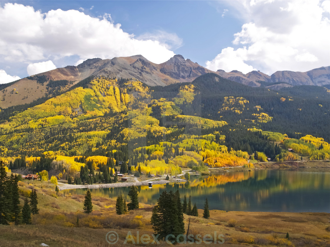 "The San Juan Mountains" stock image