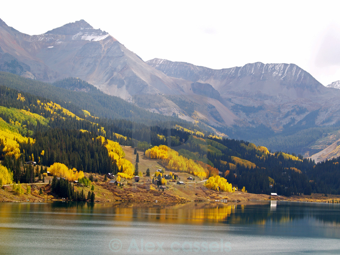 "Trout lake in the san Juan Mountains" stock image