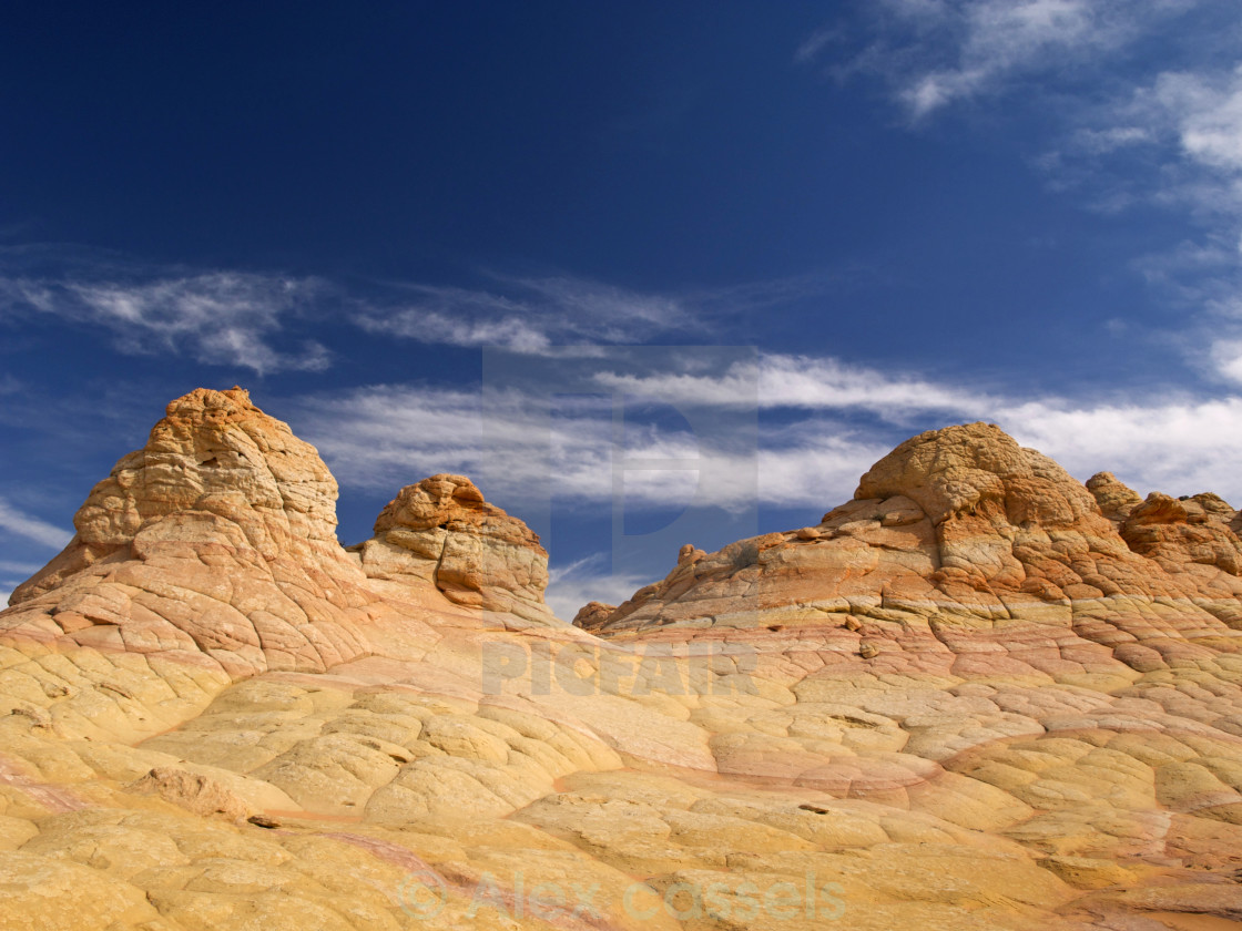 "The Coyote Buttes" stock image