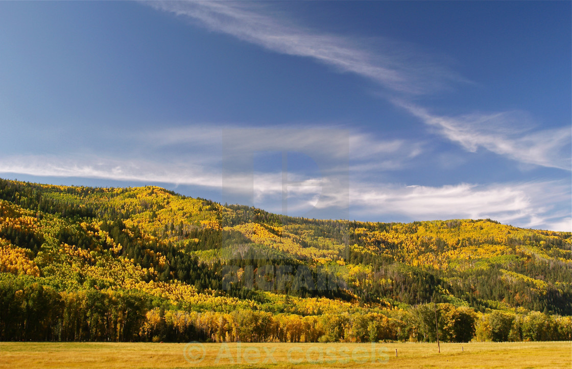 "The Delores Valley" stock image