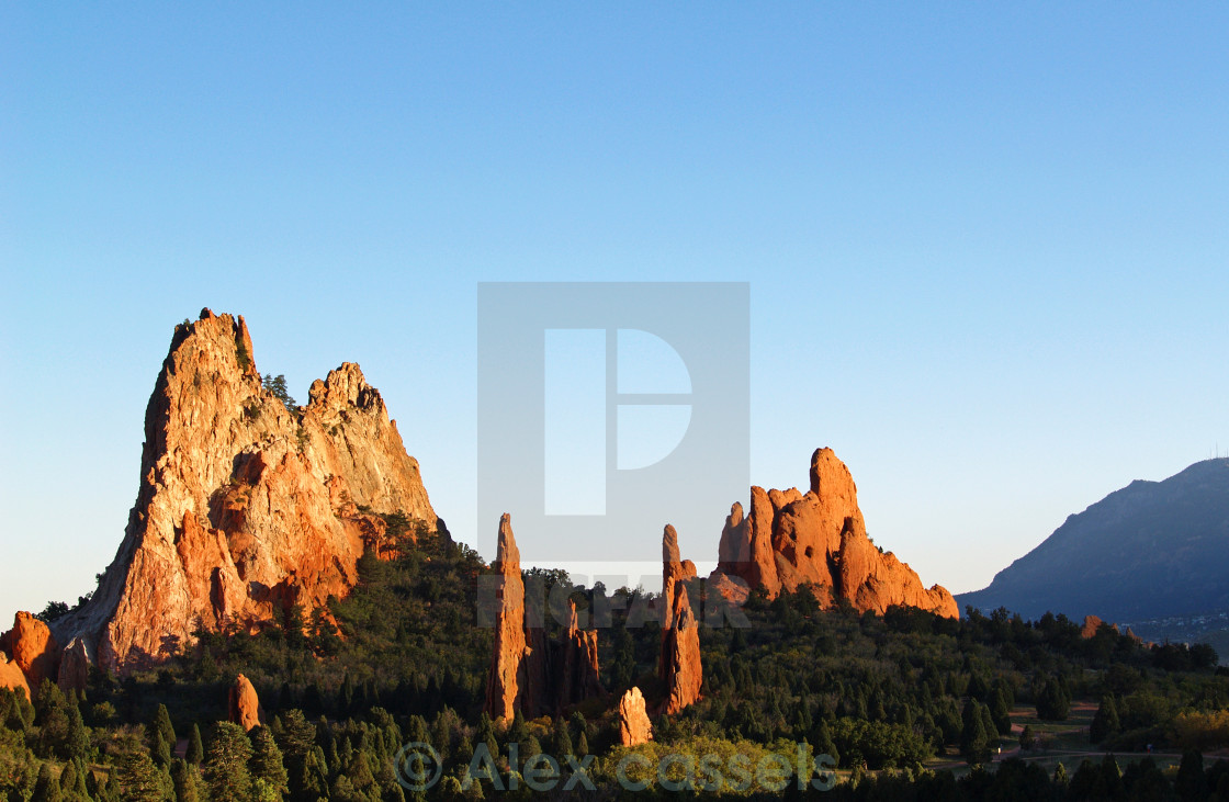 "Garden of the Gods" stock image