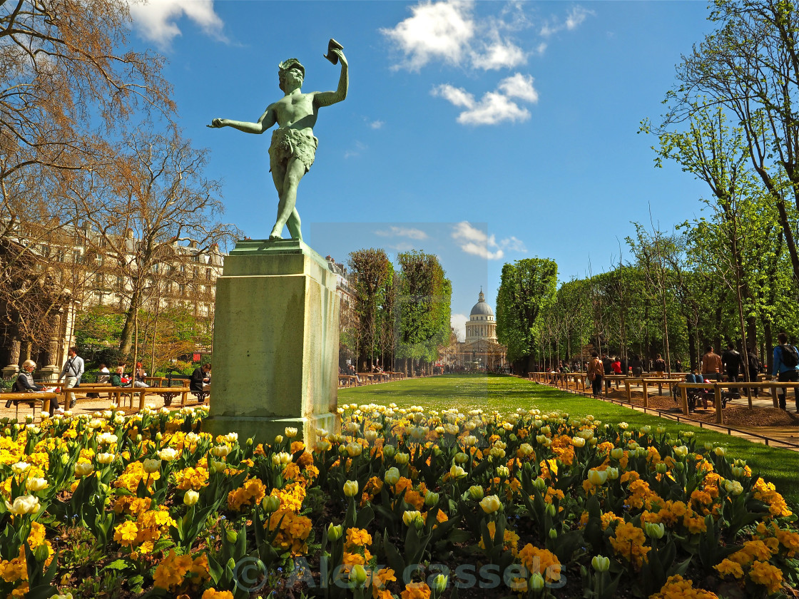 "Jardin du Luxembourg" stock image