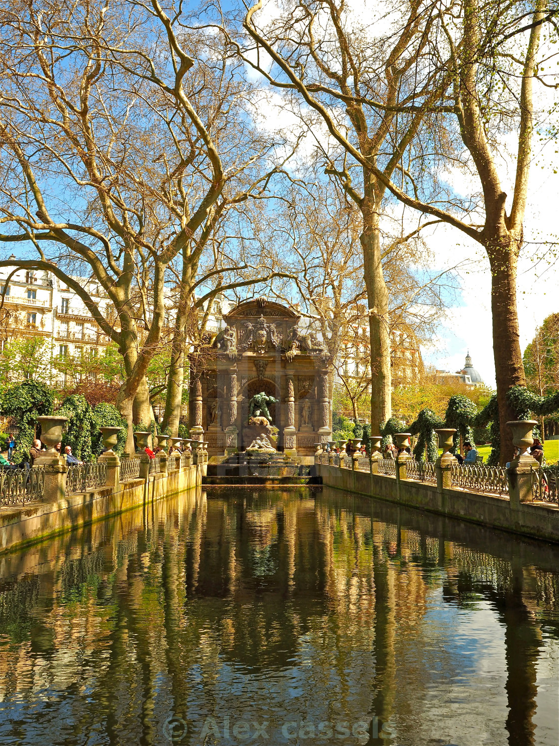 "The Medici Fountain" stock image