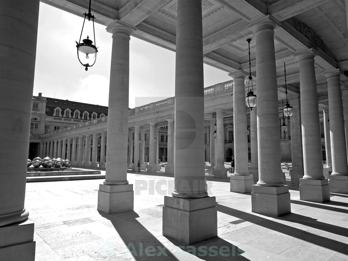 "Le Palais-Royal" by Alex cassels - $31.56 "Le Palais-Royal" stock image