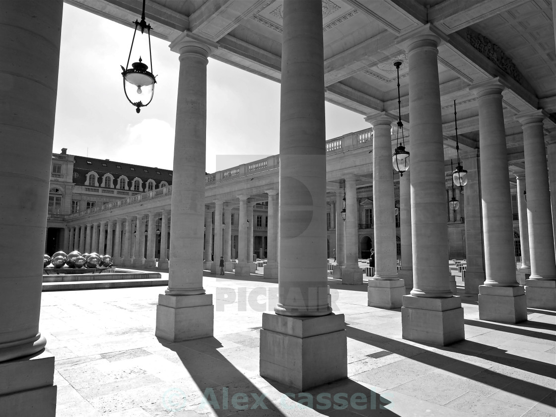 "Le Palais-Royal" stock image