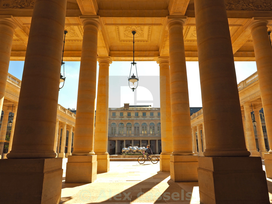 "Le Palais-Royal" by Alex cassels - $31.56 "Le Palais-Royal" stock image