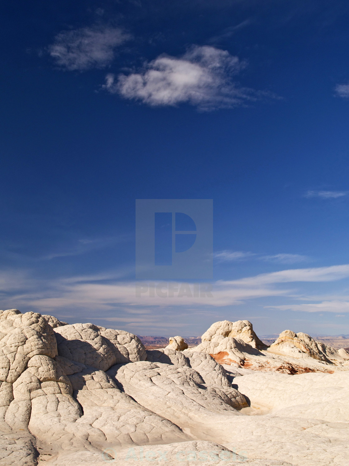 "Rock formations at White Pocket" stock image