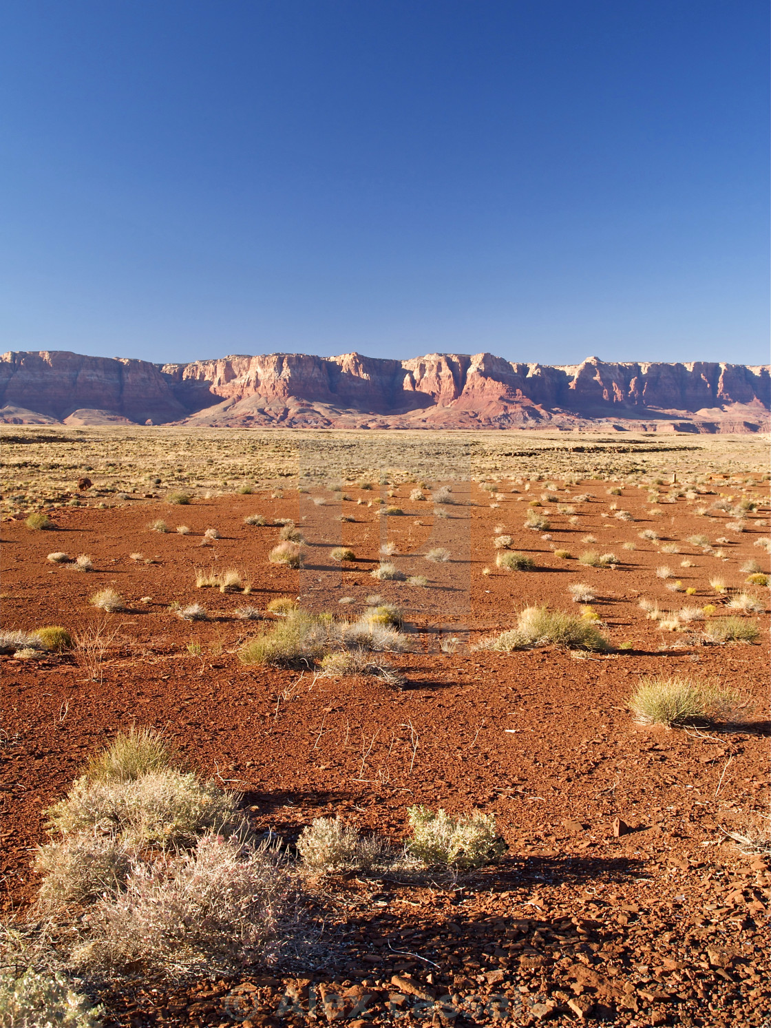 "The Vermillion Cliffs" stock image