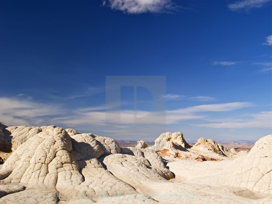 "White Pocket Formations" stock image