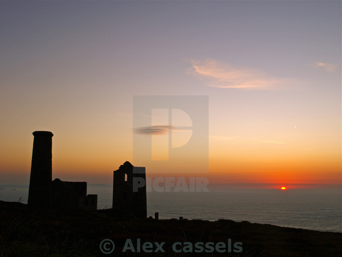 "Wheal Coates" by Alex cassels - $31.58 "Wheal Coates" stock image