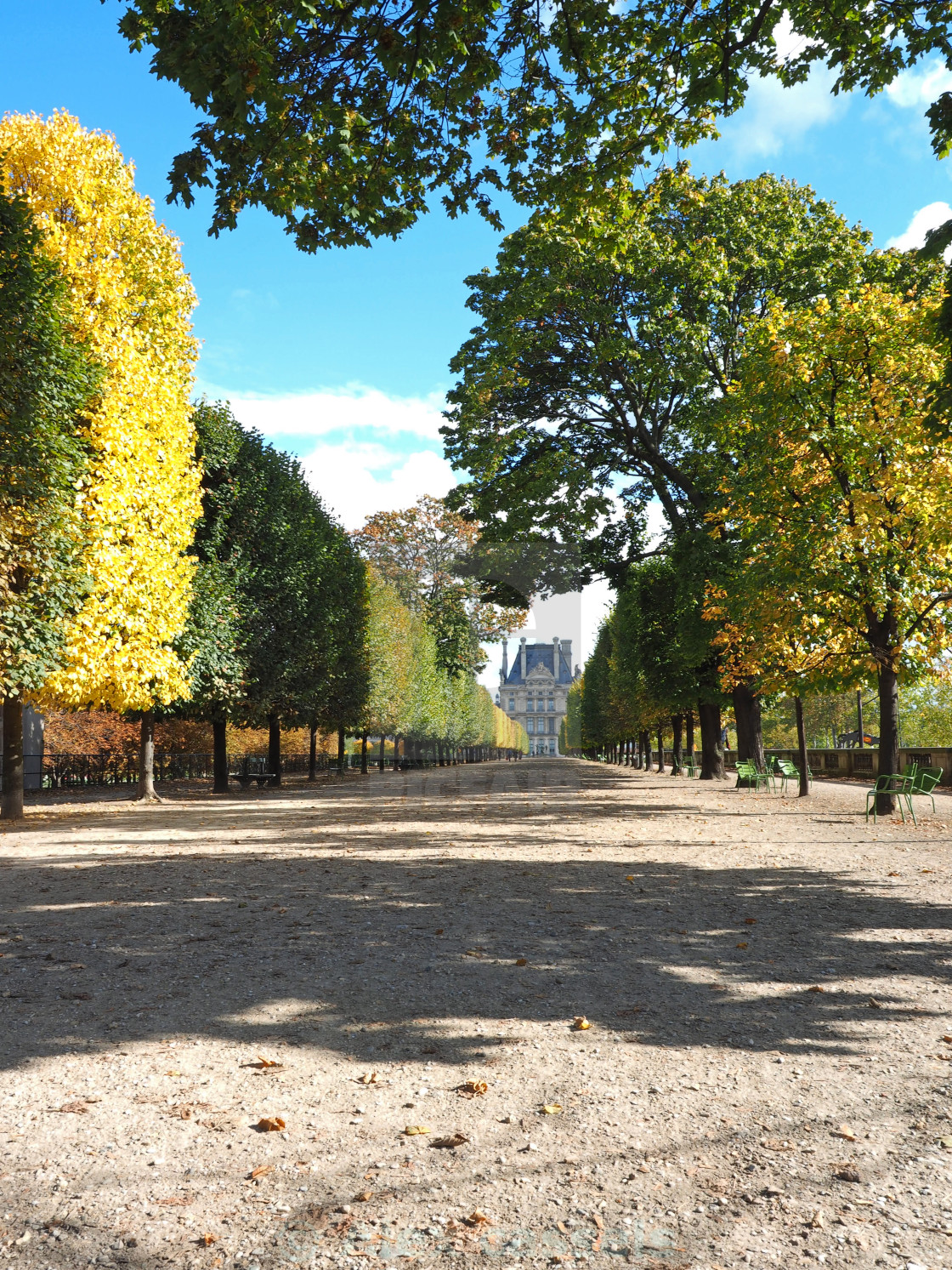 "Jardin des Tuileries" stock image