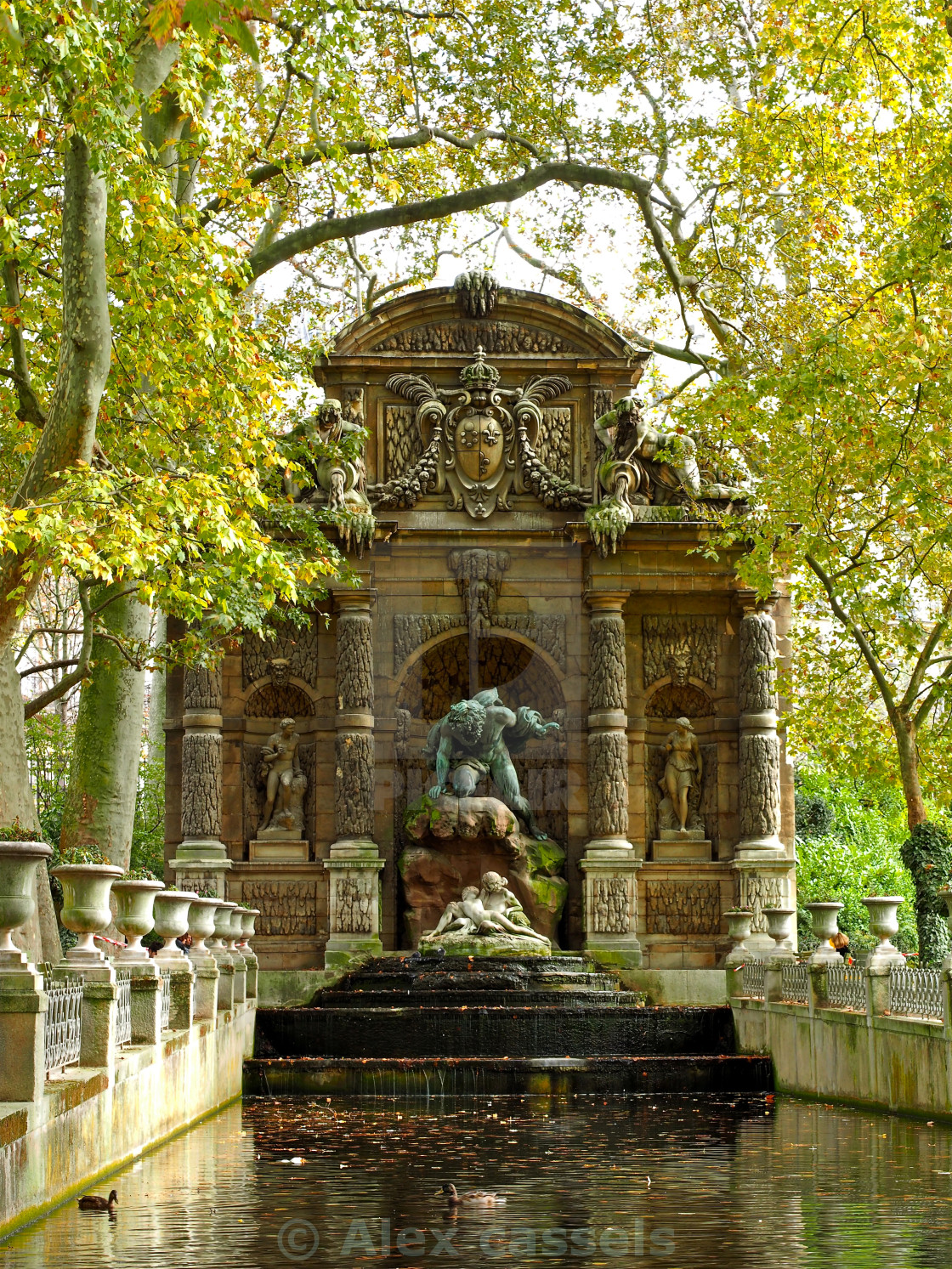 "The Medici Fountain" stock image