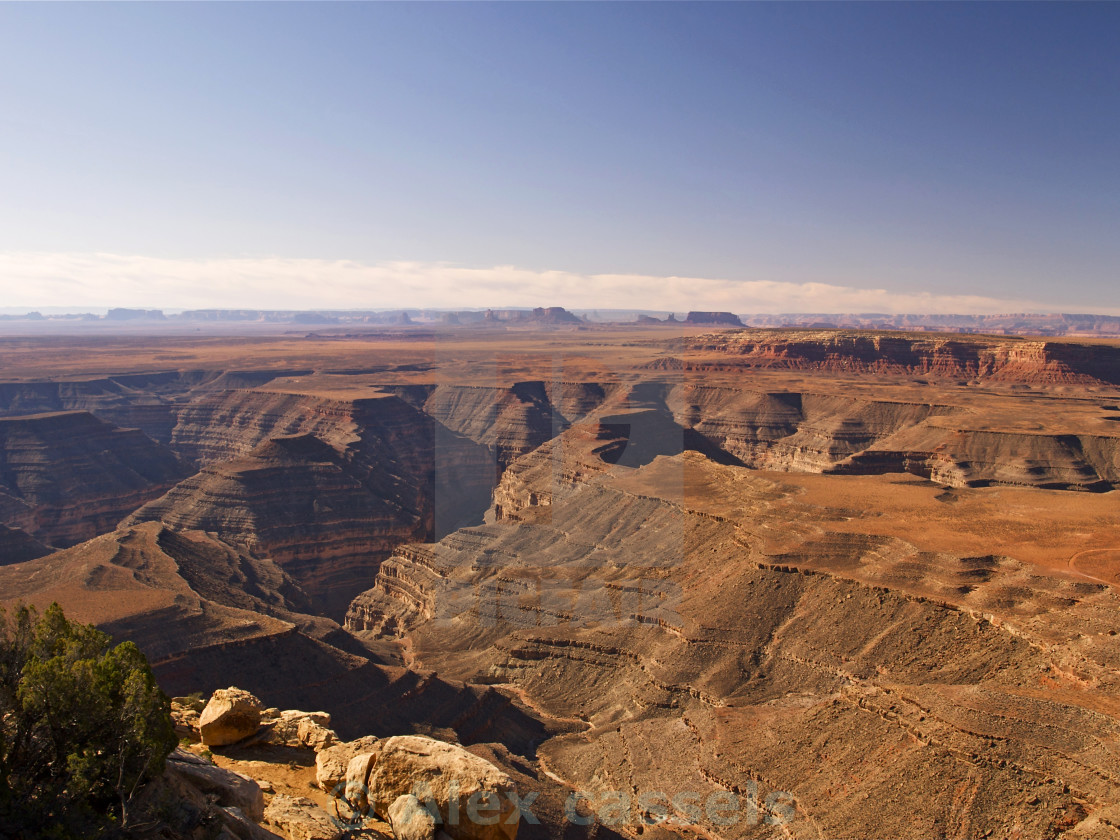 "View from Muley Point" stock image