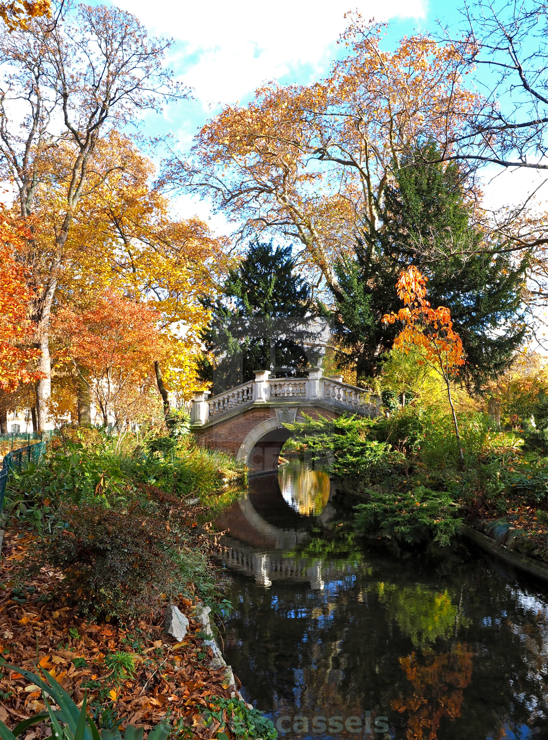 "Parc Monceau" stock image