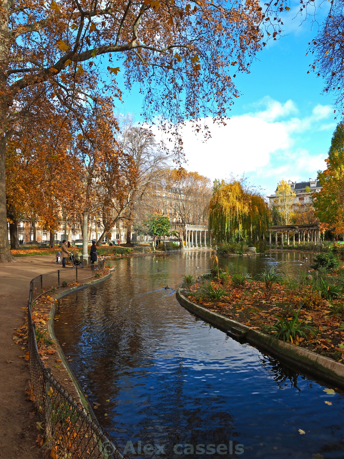 "Parc Monceau" stock image