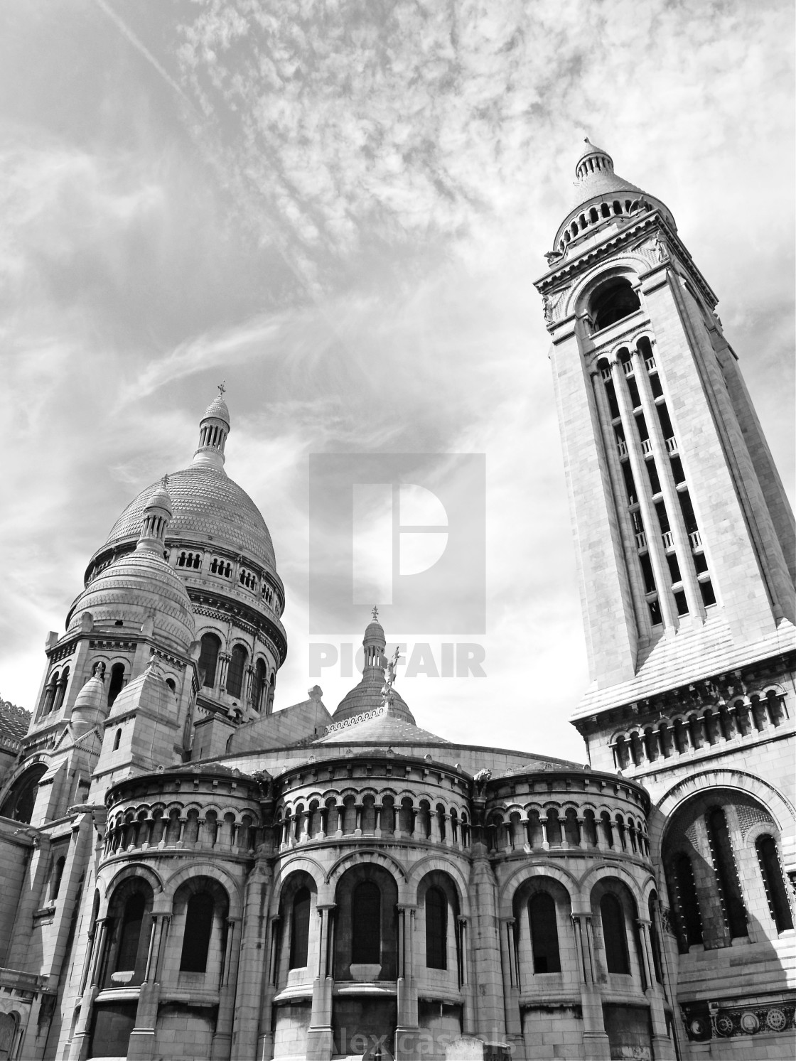 "Sacre-Coeur Basilica" stock image