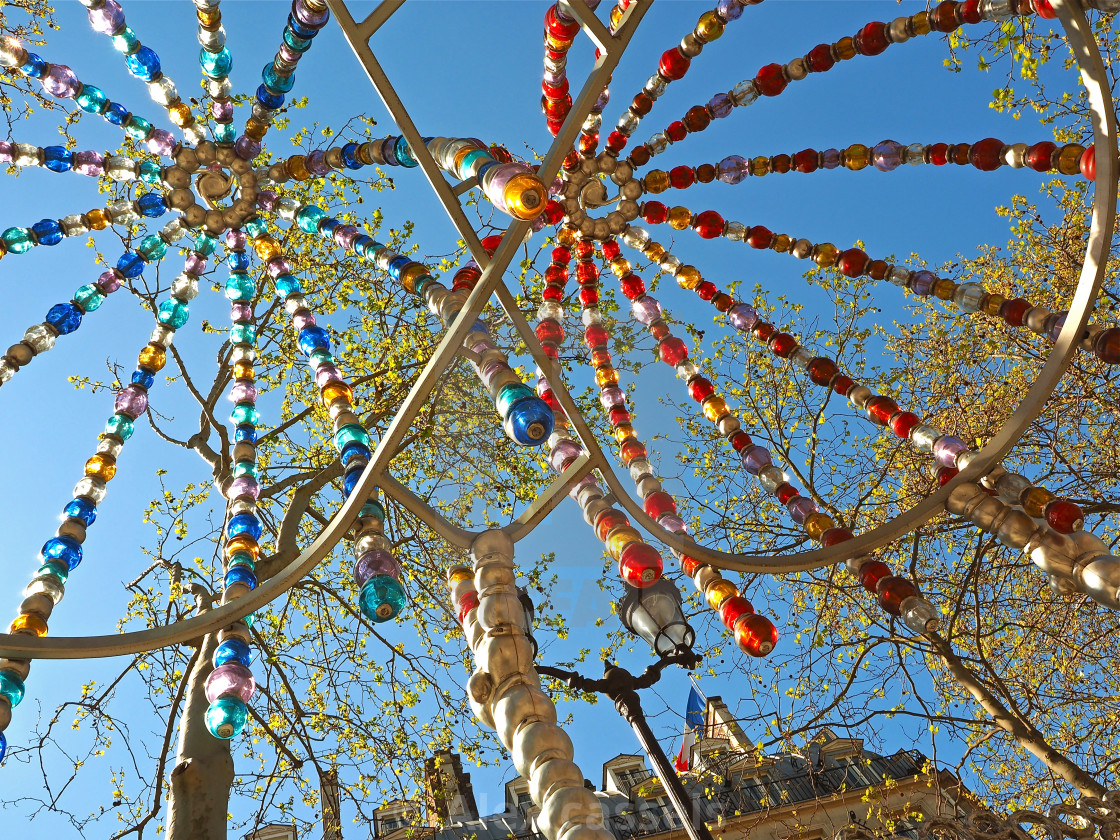 "Colourful Canopy" stock image