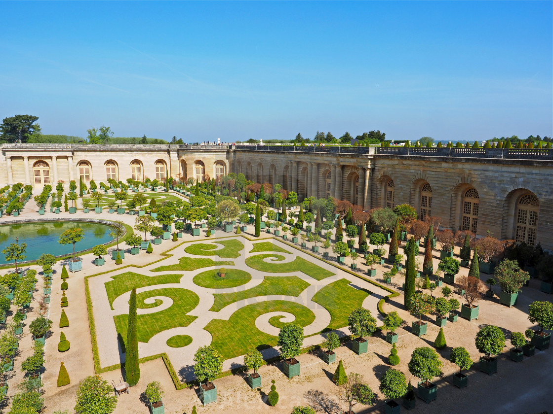 "The Orangerie at Versailles" by Alex cassels - $31.58 "The Orangerie at Versailles" stock image