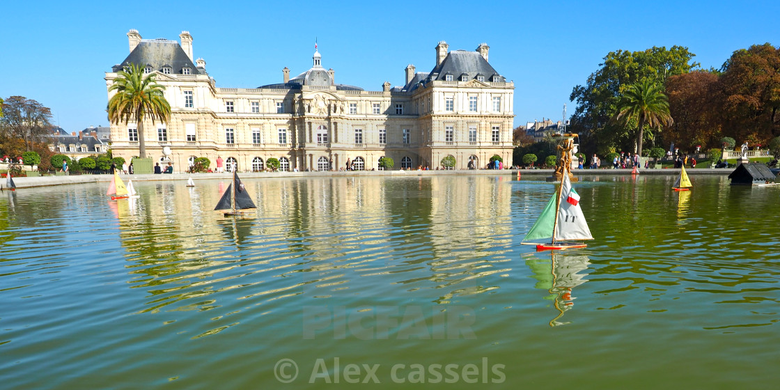 "Jardin du Luxembourg" stock image