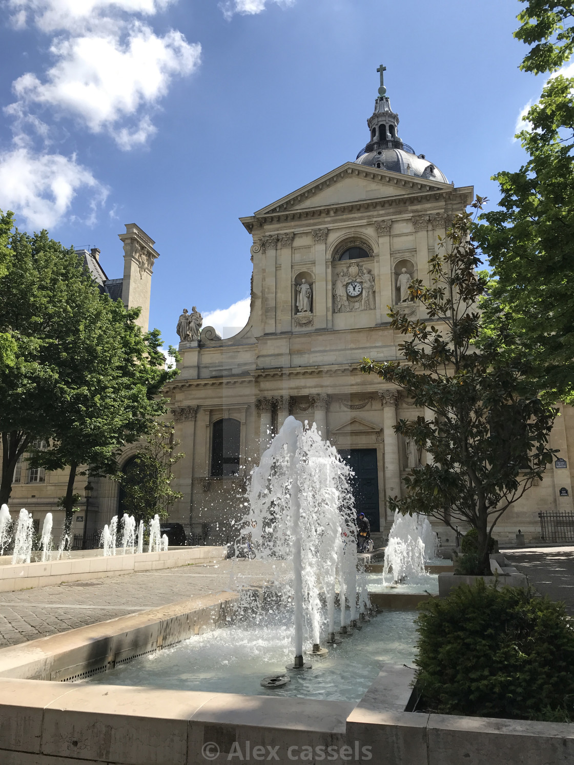"Place de la Sorbonne" by Alex cassels - $31.58 "Place de la Sorbonne" stock image