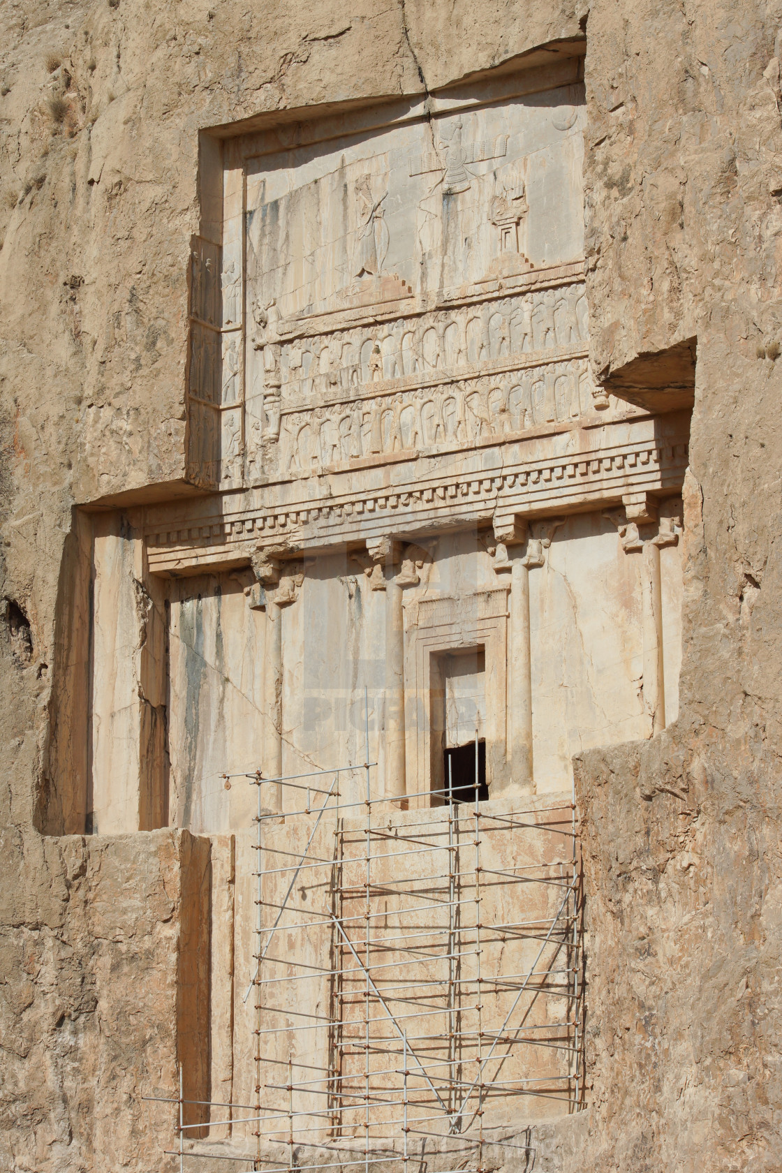 "Necropolis, Naqsh-e Rostam, Iran, Asia" by Alexander Ludwig - $6.29 "Necropolis, Naqsh-e Rostam, Iran, Asia" stock image