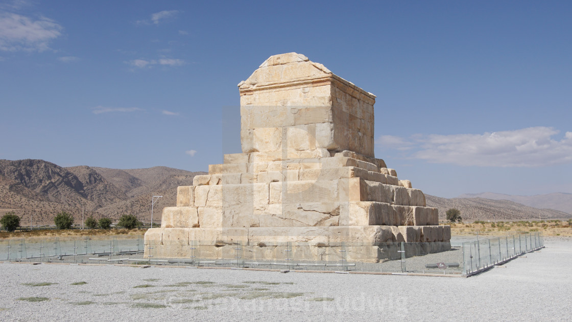 "Kyrus tomb, Pasargadae, Iran, Asia" by Alexander Ludwig - $6.28 "Kyrus tomb, Pasargadae, Iran, Asia" stock image