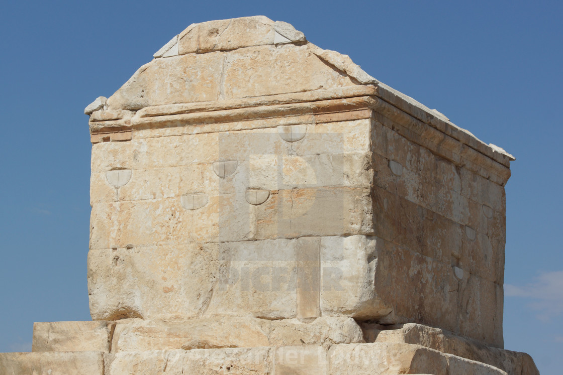 "Kyrus tomb, Pasargadae, Iran, Asia" by Alexander Ludwig - $6.29 "Kyrus tomb, Pasargadae, Iran, Asia" stock image