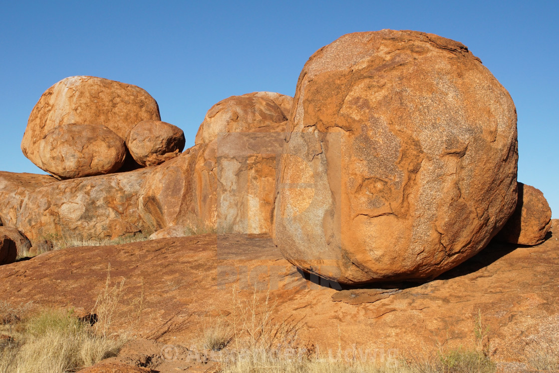 "Devils Marbles, Northern Territory, Australia" by Alexander Ludwig - $6.29 "Devils Marbles, Northern Territory, Australia" stock image
