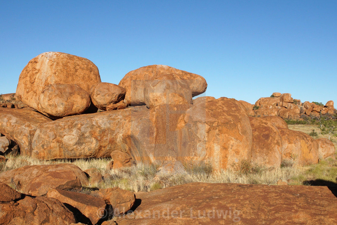 "Devils Marbles, Northern Territory, Australia" stock image