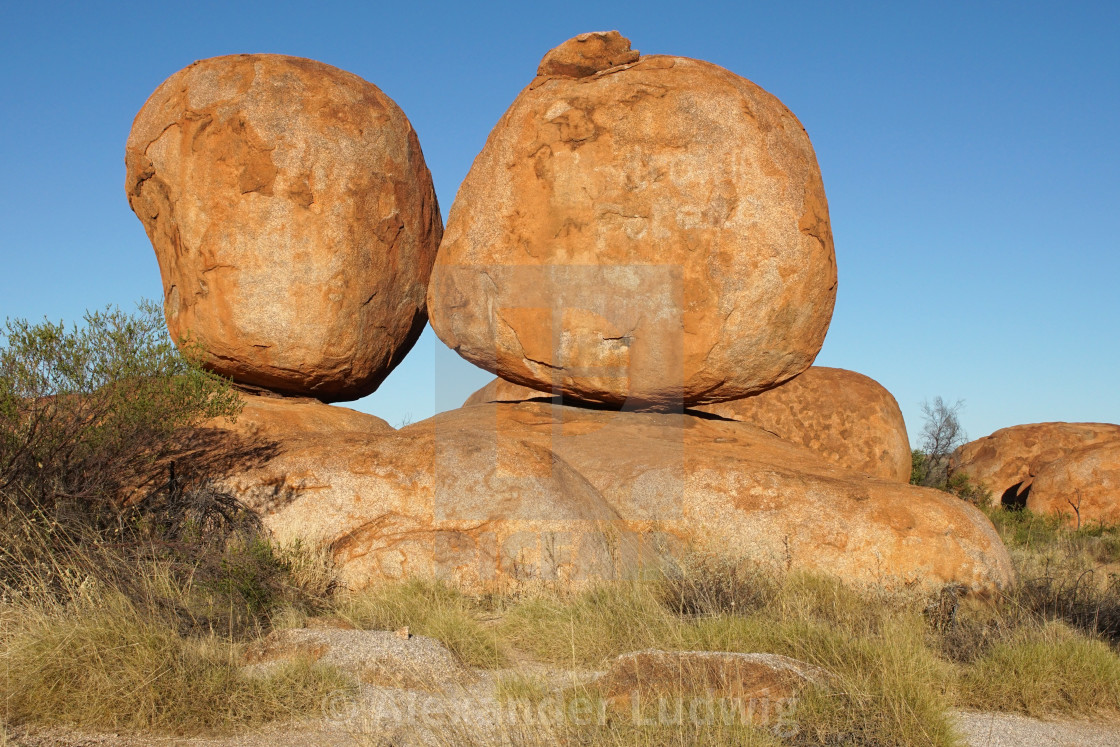 "Devils Marbles, Northern Territory, Australia" stock image