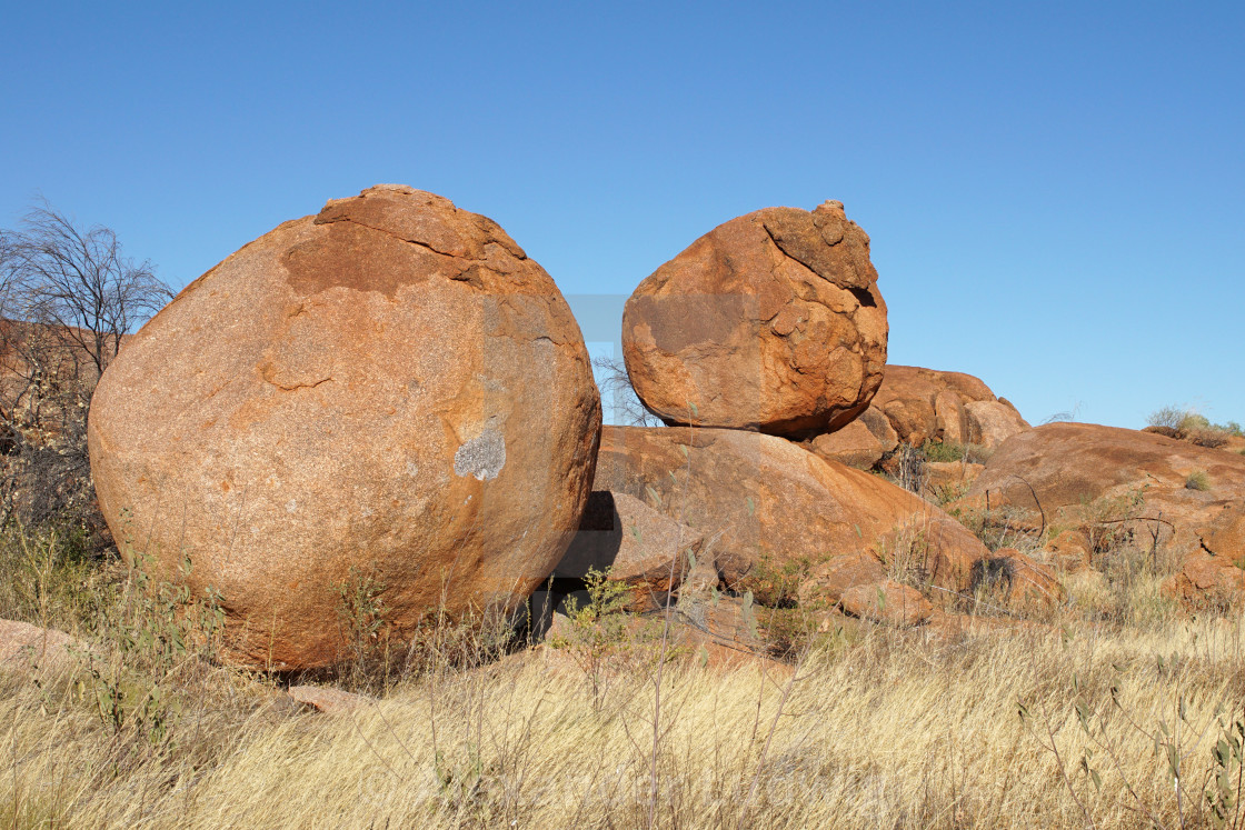 "Devils Marbles, Northern Territory, Australia" by Alexander Ludwig - $6.32 "Devils Marbles, Northern Territory, Australia" stock image