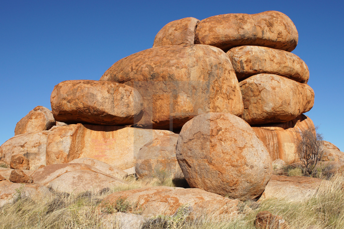 "Devils Marbles, Northern Territory, Australia" stock image