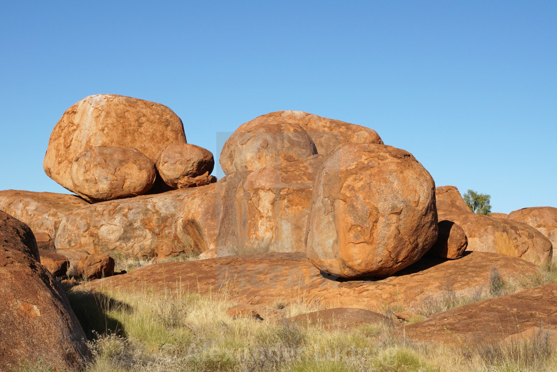 "Devils Marbles, Northern Territory, Australia" stock image