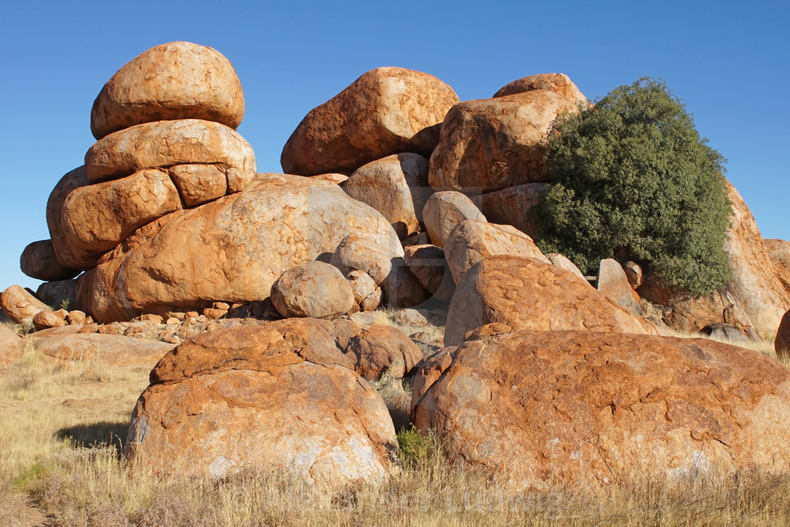 "Devils Marbles, Northern Territory, Australia" by Alexander Ludwig - $6.28 "Devils Marbles, Northern Territory, Australia" stock image