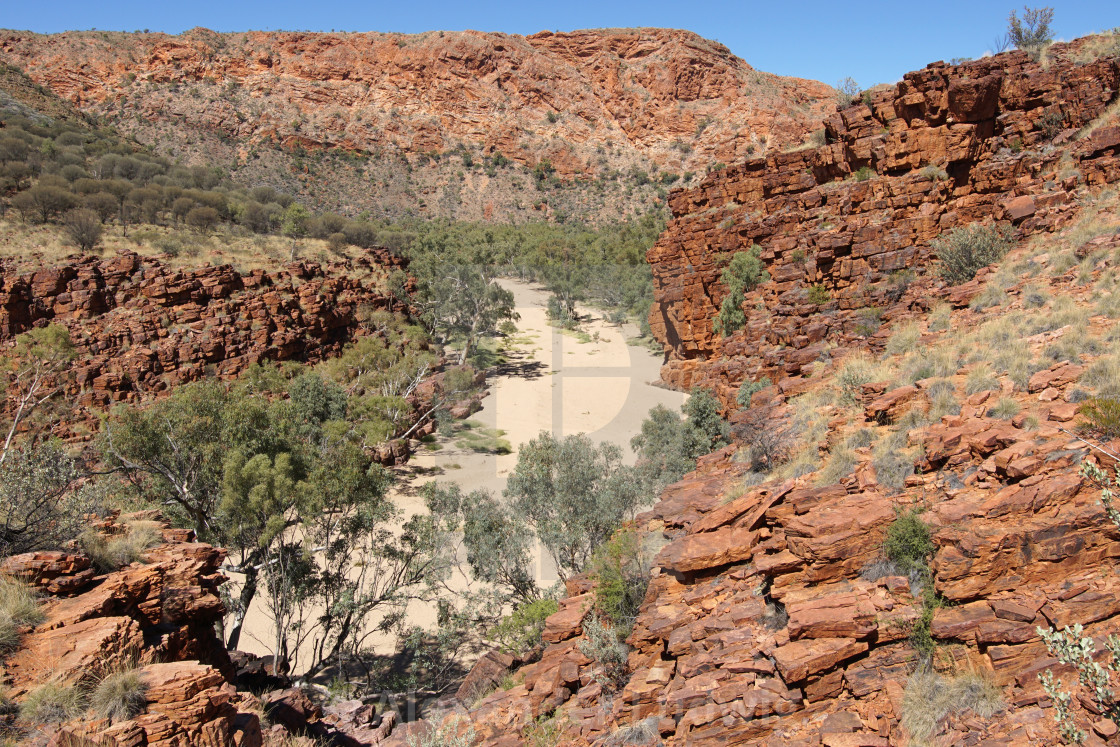 "East MacDonnell Ranges, Australia" stock image