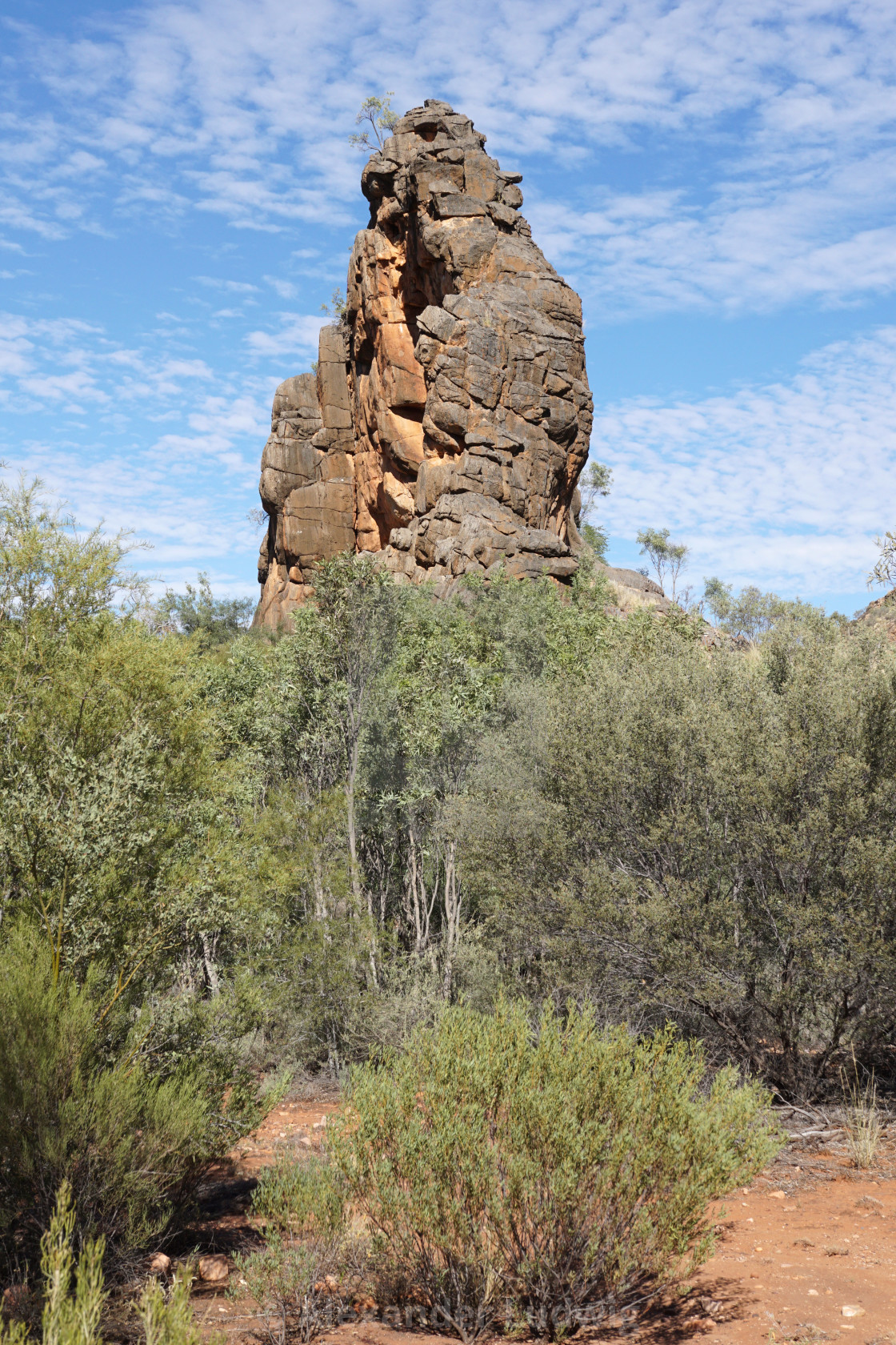 "East MacDonnell Ranges, Australia" stock image