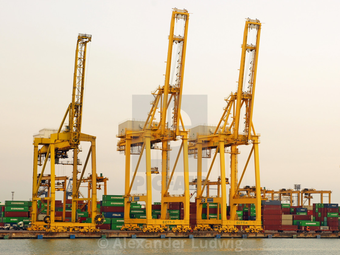 "Port Laem Chabang, Thailand" by Alexander Ludwig - $6.28 "Port Laem Chabang, Thailand" stock image