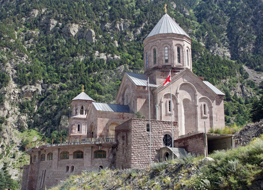 "Church, Darial Gorge, Georgian Military Road, Georgia" by Alexander Ludwig - $6.35 "Church, Darial Gorge, Georgian Military Road, Georgia" stock image