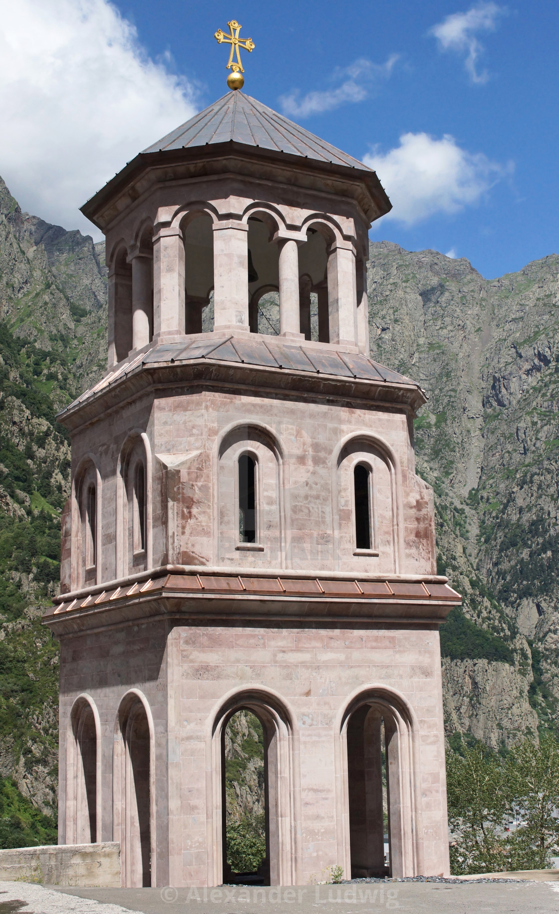 "Church, Darial Gorge, Georgian Military Road, Georgia" by Alexander Ludwig - $6.35 "Church, Darial Gorge, Georgian Military Road, Georgia" stock image