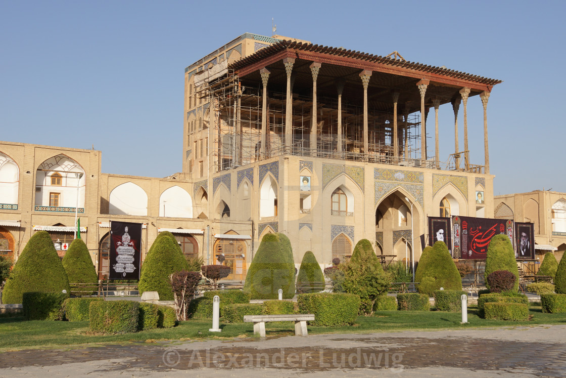 "Ali Qapu Palace, Isfahan, Iran, Asia" by Alexander Ludwig - $6.32 "Ali Qapu Palace, Isfahan, Iran, Asia" stock image