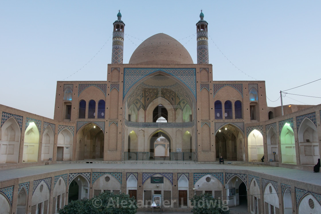 "Mosque Aqa Bozorg, Kashan, Iran" by Alexander Ludwig - $6.35 "Mosque Aqa Bozorg, Kashan, Iran" stock image