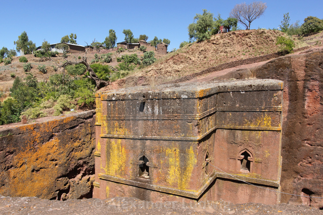 "Monolithic church, Ethiopia, Africa" by Alexander Ludwig - $6.35 "Monolithic church, Ethiopia, Africa" stock image