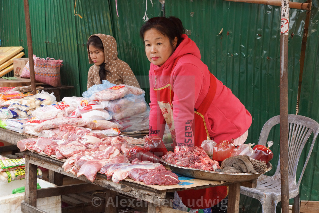"Open air market, Luang Prabang, Laos" by Alexander Ludwig - $6.28 "Open air market, Luang Prabang, Laos" stock image