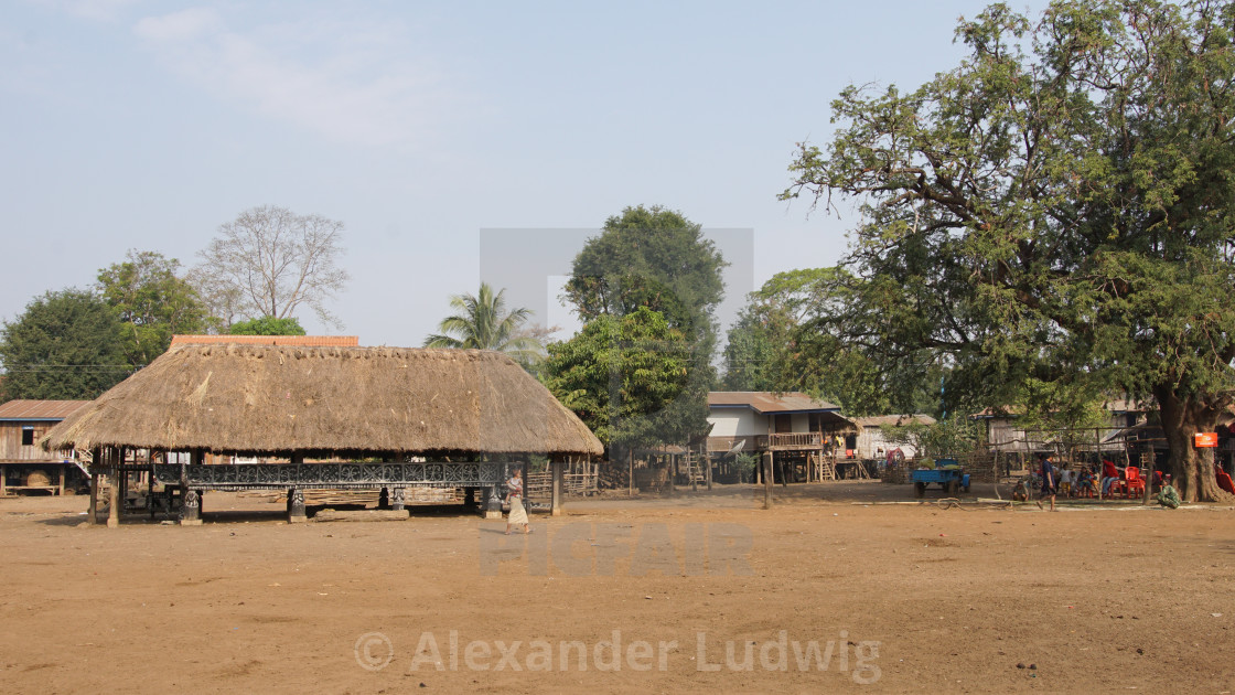 "Traditional village of Katu minority, Laos, Asia" by Alexander Ludwig - $6.32 "Traditional village of Katu minority, Laos, Asia" stock image