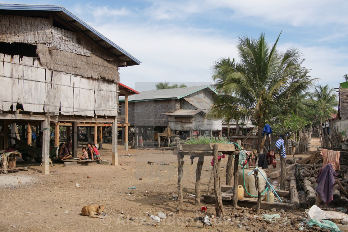 "Village, Laos, Asia" by Alexander Ludwig - $6.35 "Village, Laos, Asia" stock image